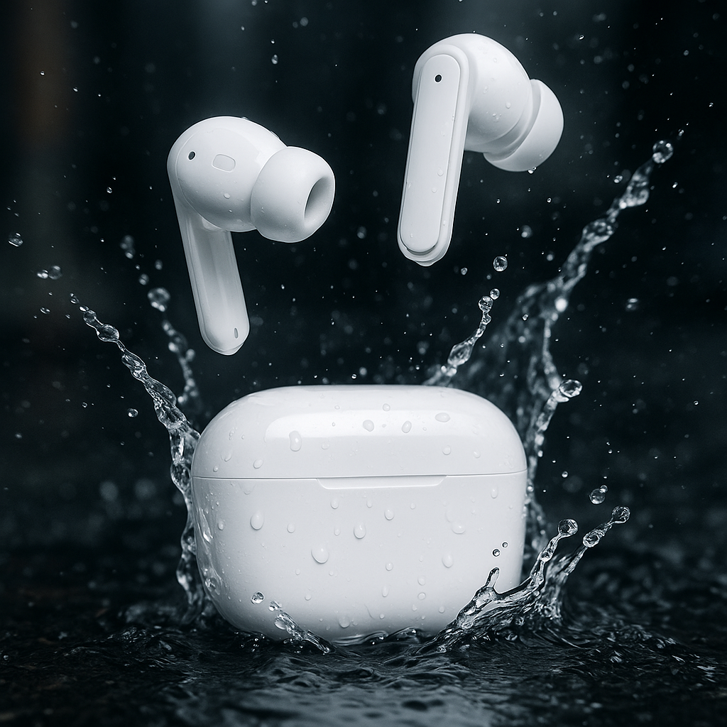 JOLIE™ Kabellose Earbuds – Bluetooth 5.3, ENC 4-Mic Noise Cancelling, 28h Akku, Wasserschutz IPX4