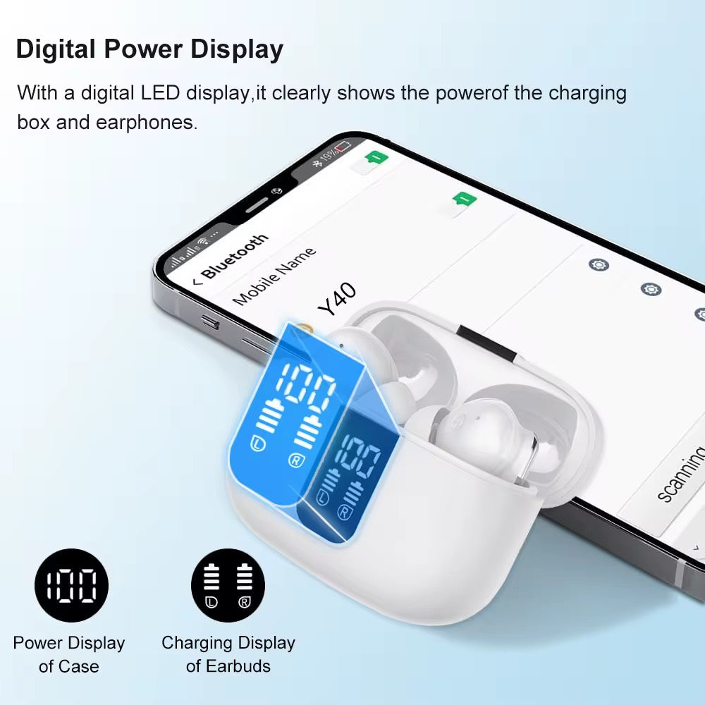 JOLIE™ Kabellose Earbuds – Bluetooth 5.3, ENC 4-Mic Noise Cancelling, 28h Akku, Wasserschutz IPX4